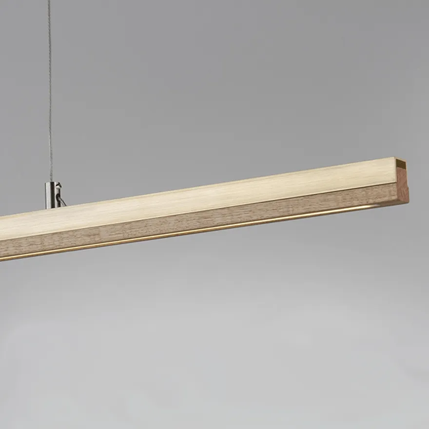 2BY3 BRASS LED LINEAR PENDANT