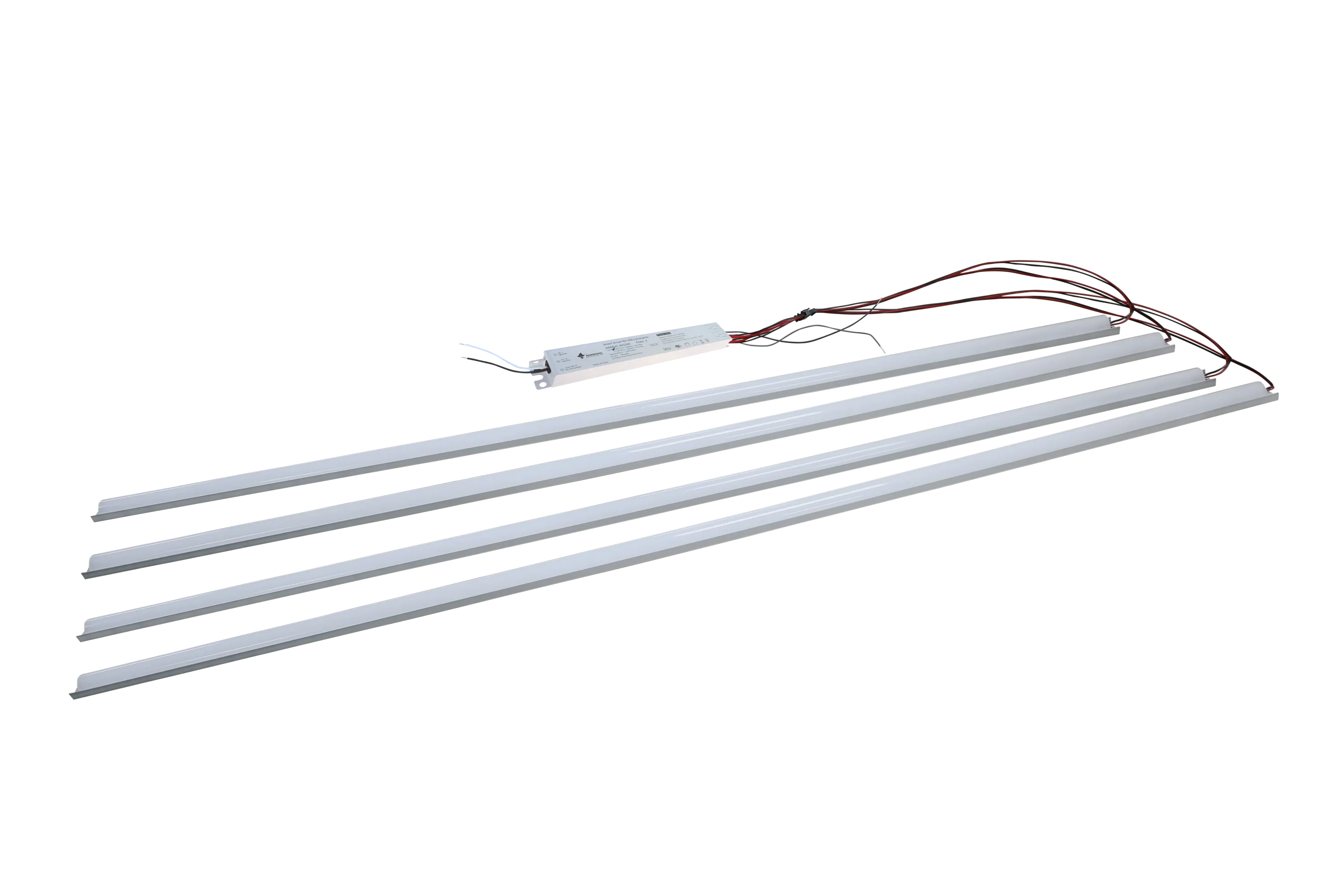 4 Foot LED Magnetic Strip Retrofit Kit for Linear Fixtures, 60W, 120-277V, 5000K