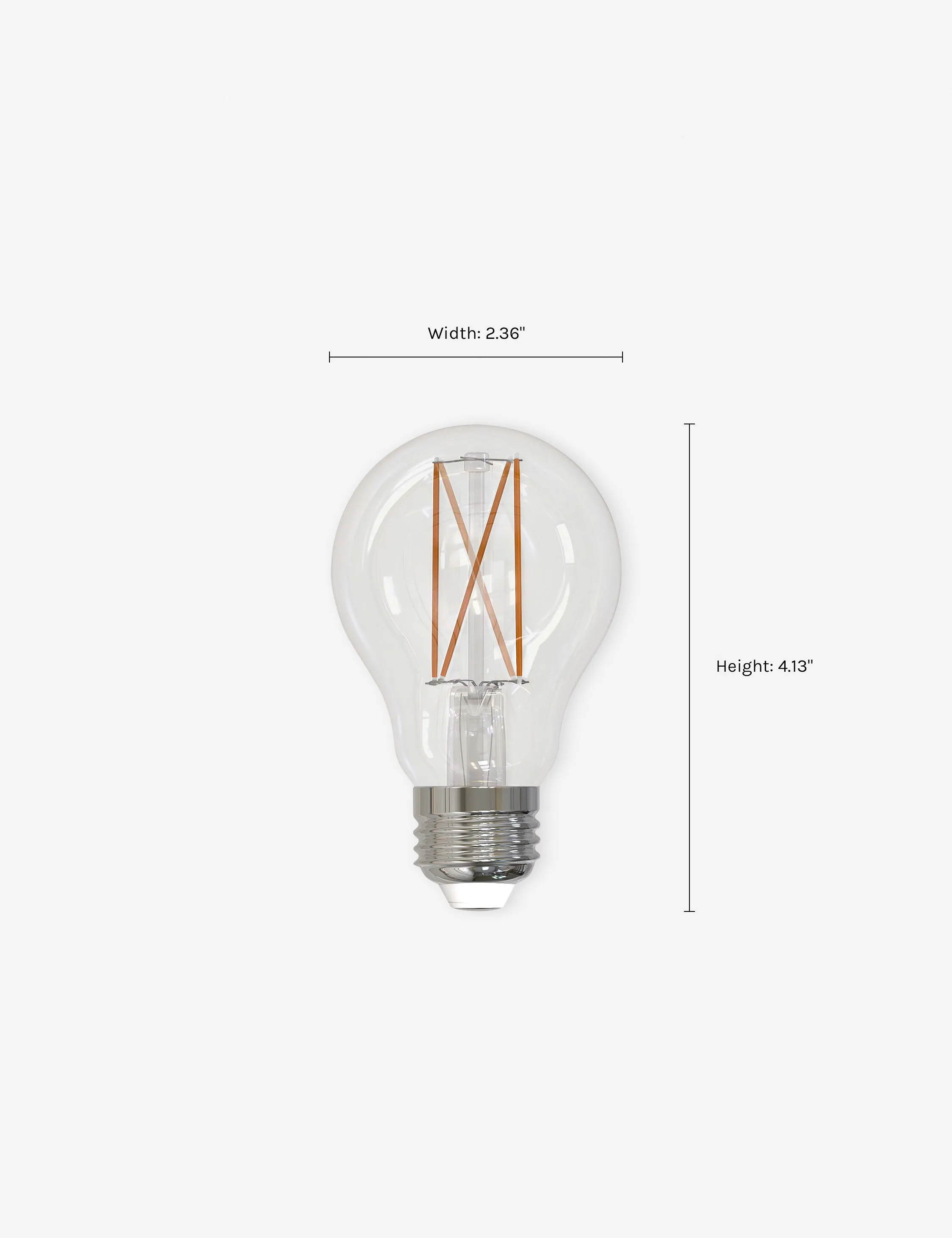 A19 LED Filament Bulb (Set of 4)