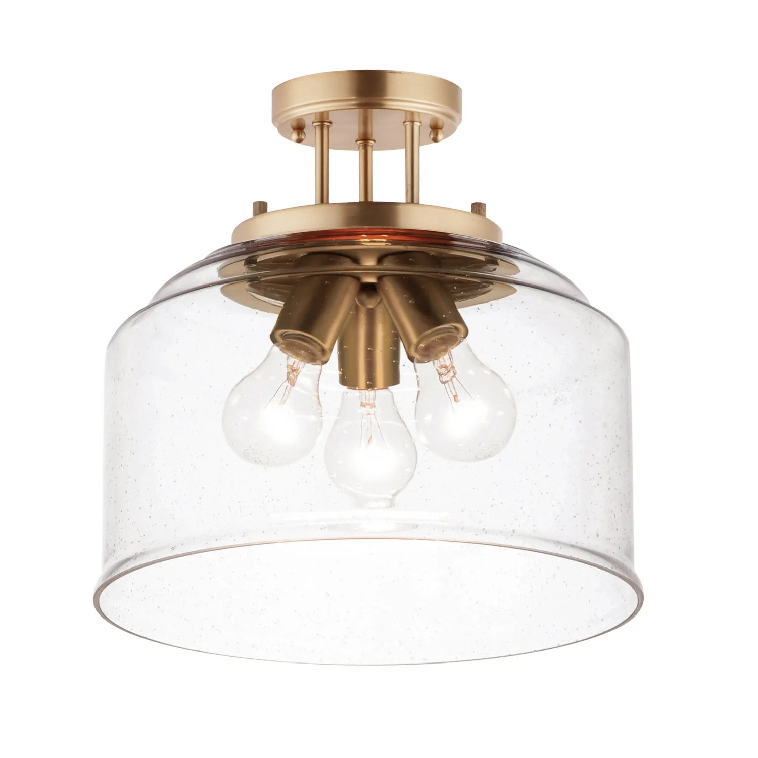 Acadia Three Light Semi-Flush Mount