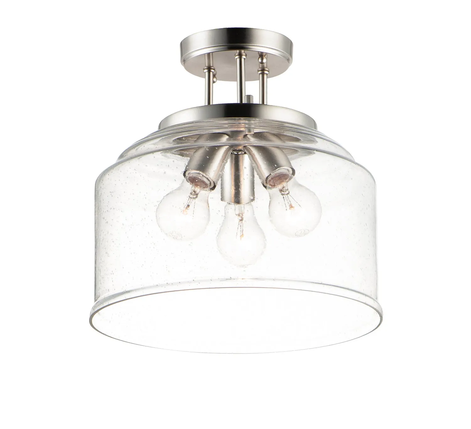Acadia Three Light Semi-Flush Mount