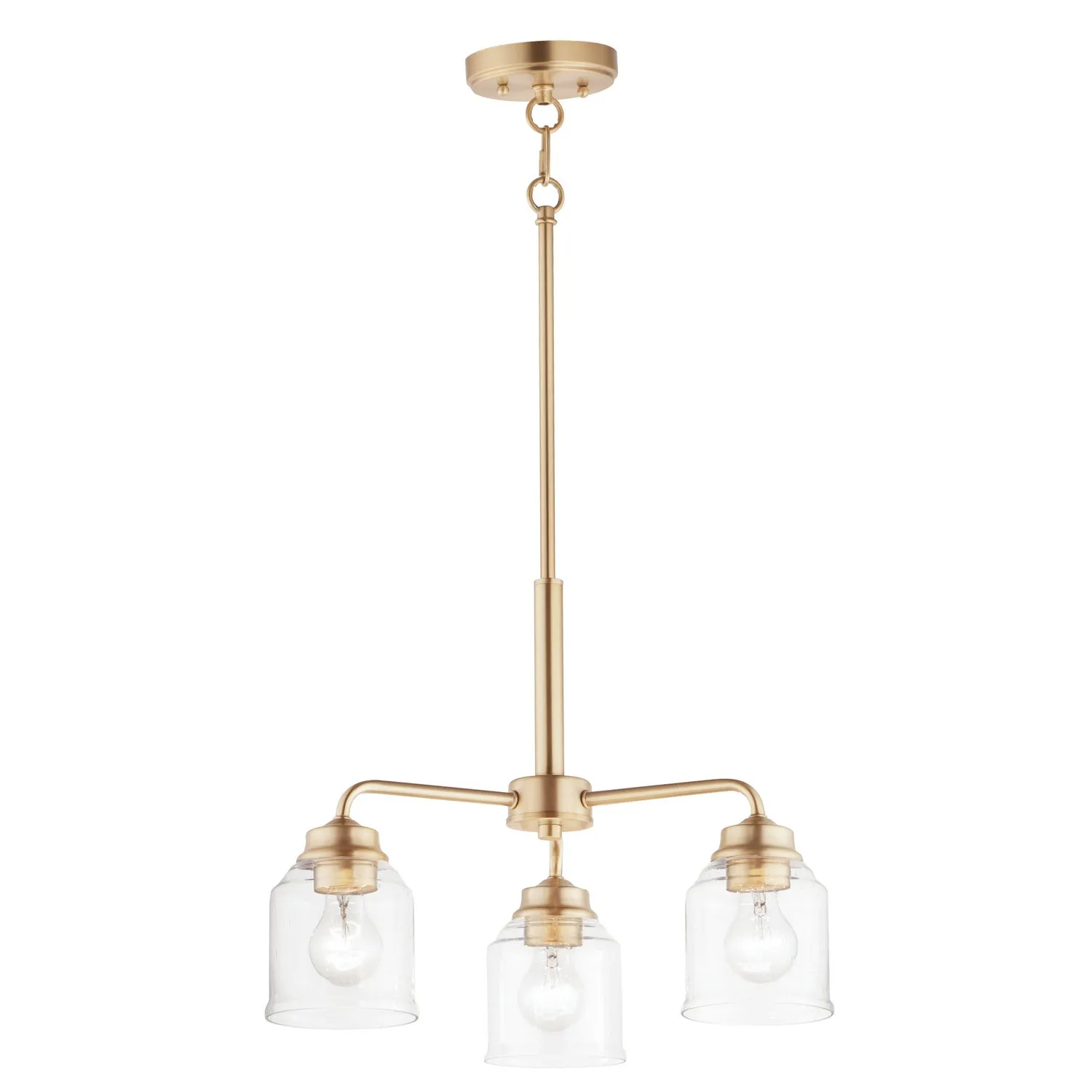 Acadia Three Light Semi-Flush Mount/Chandelier
