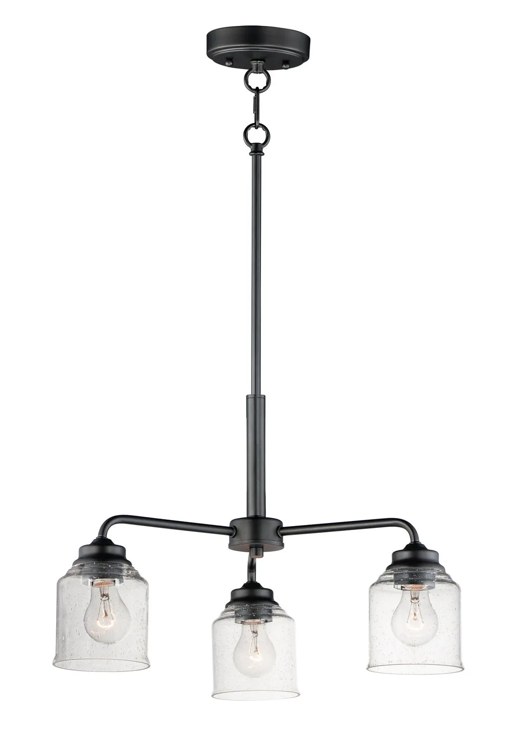 Acadia Three Light Semi-Flush Mount/Chandelier