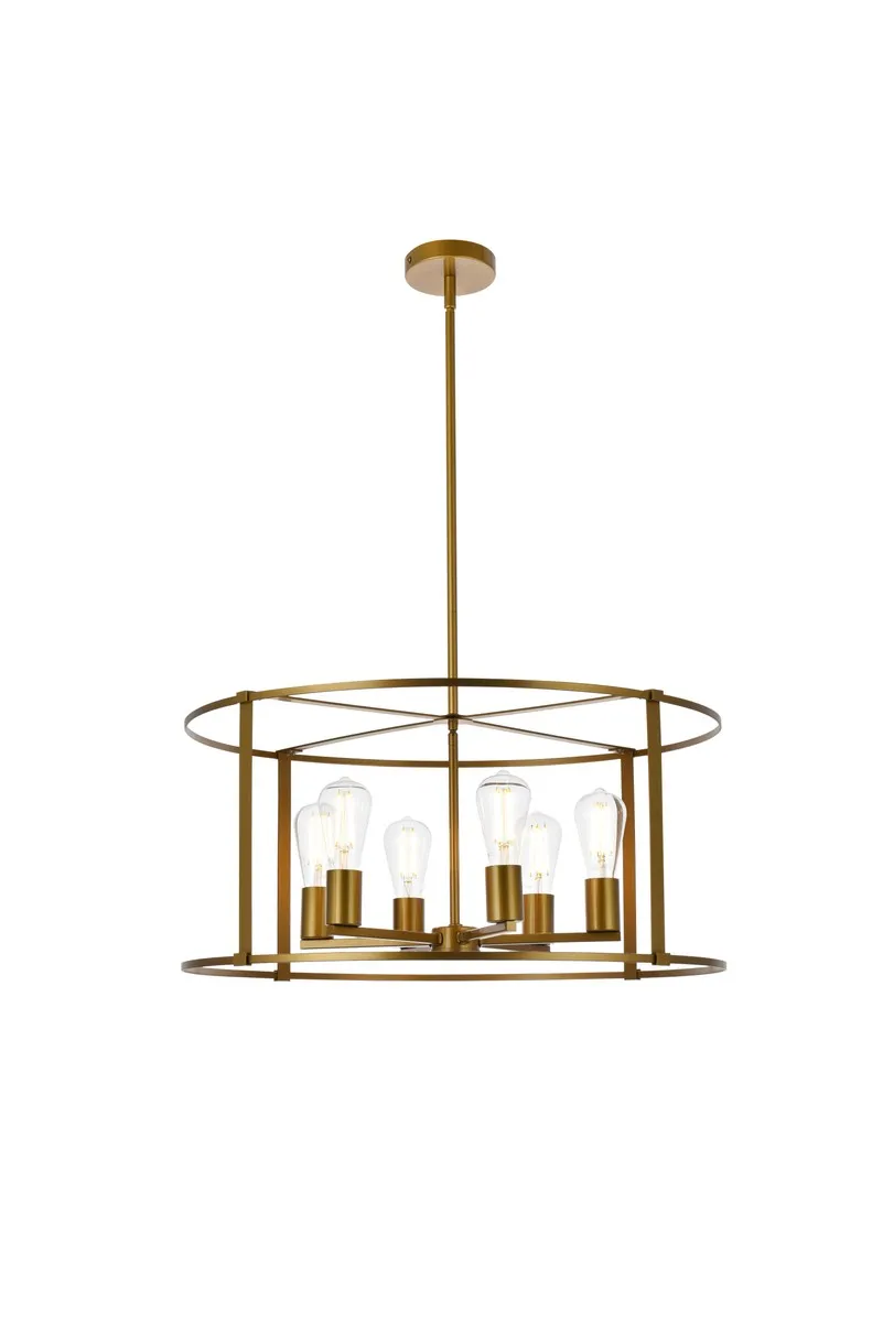 Agnys Six Light Pendant
