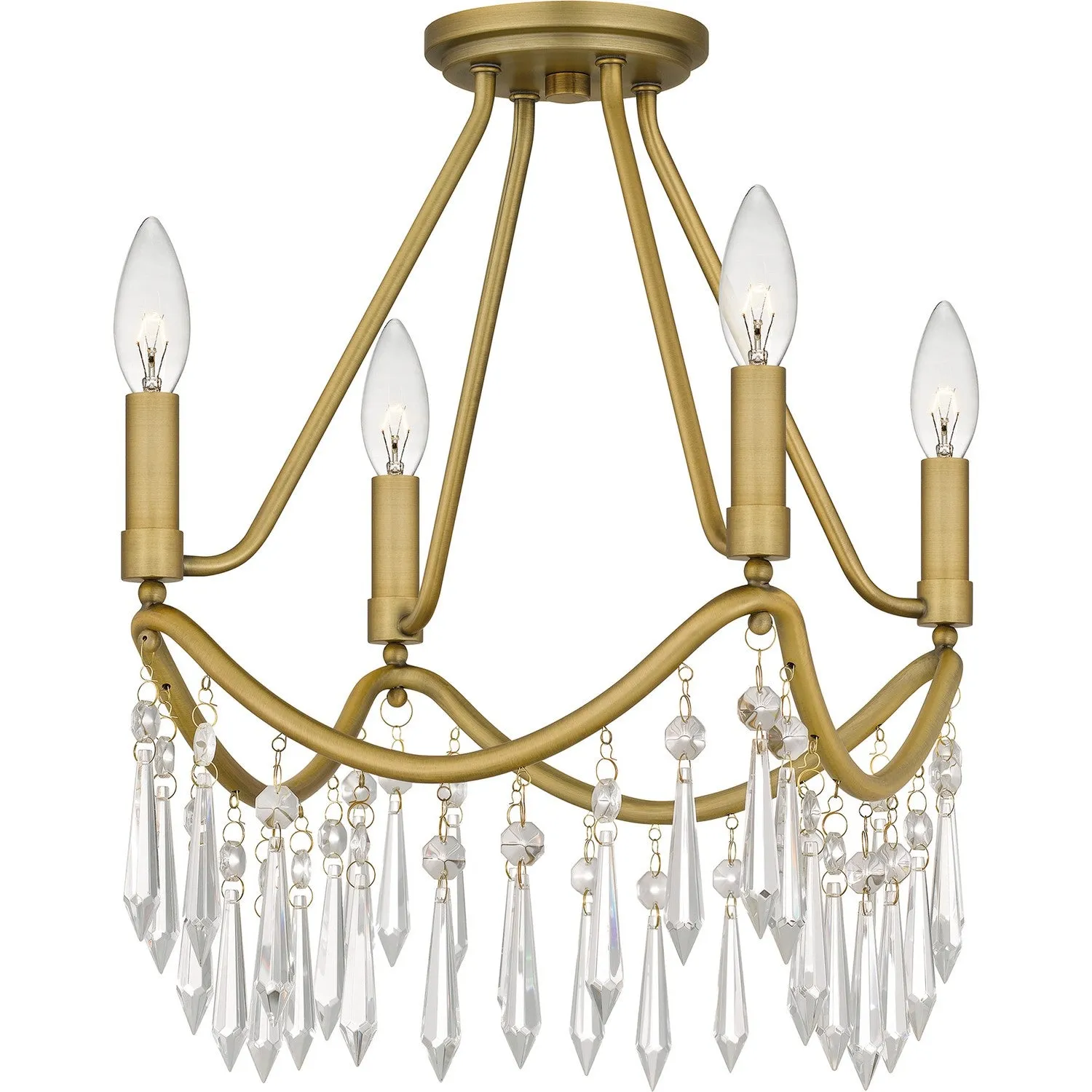 Airedale Four Light Semi Flush Mount