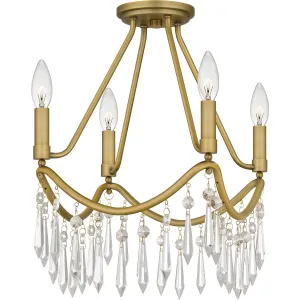 Airedale Four Light Semi Flush Mount