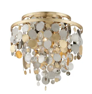 Ambrosia Three Light Flush Mount