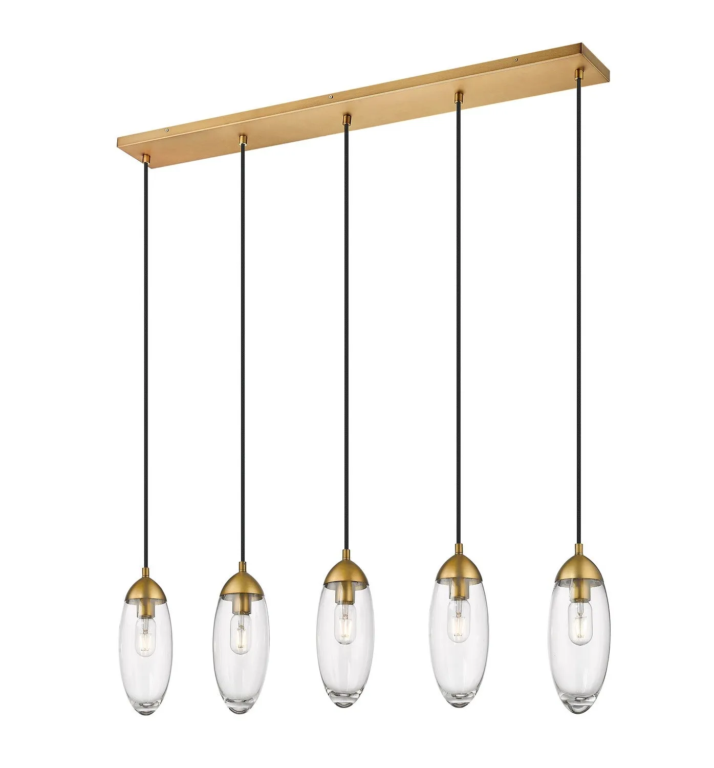 Arden Five Light Linear Chandelier