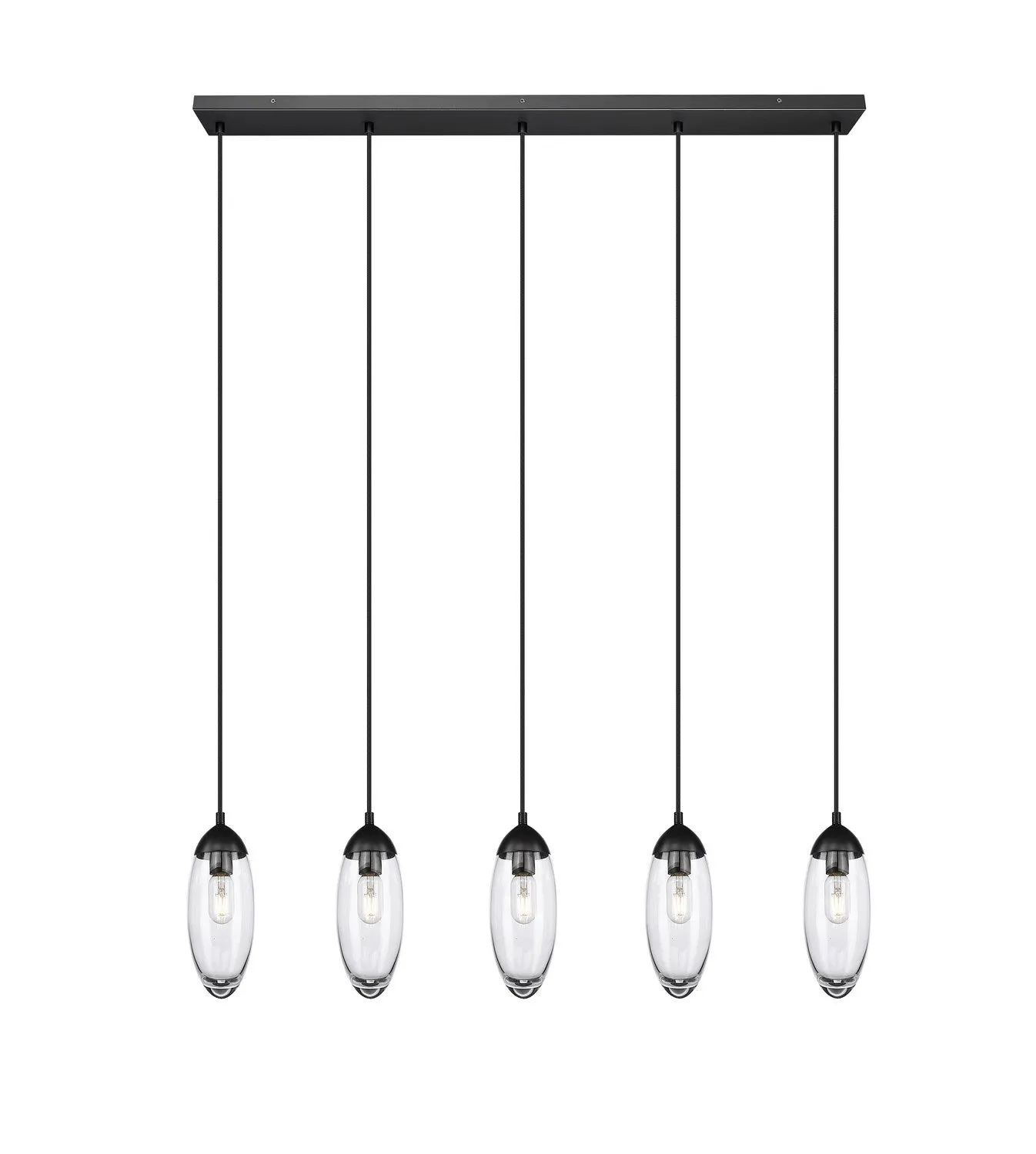 Arden Five Light Linear Chandelier