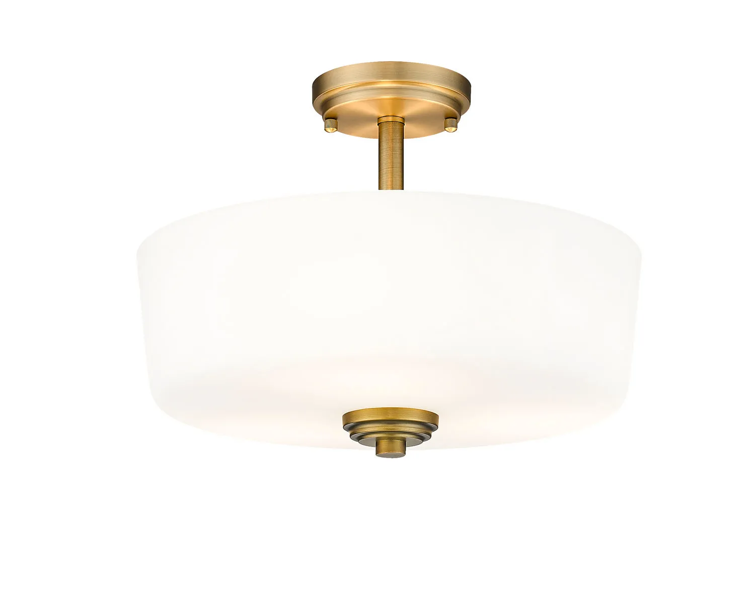 Arlington Three Light Semi Flush Mount