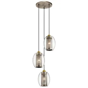 Asher Three Light Pendant