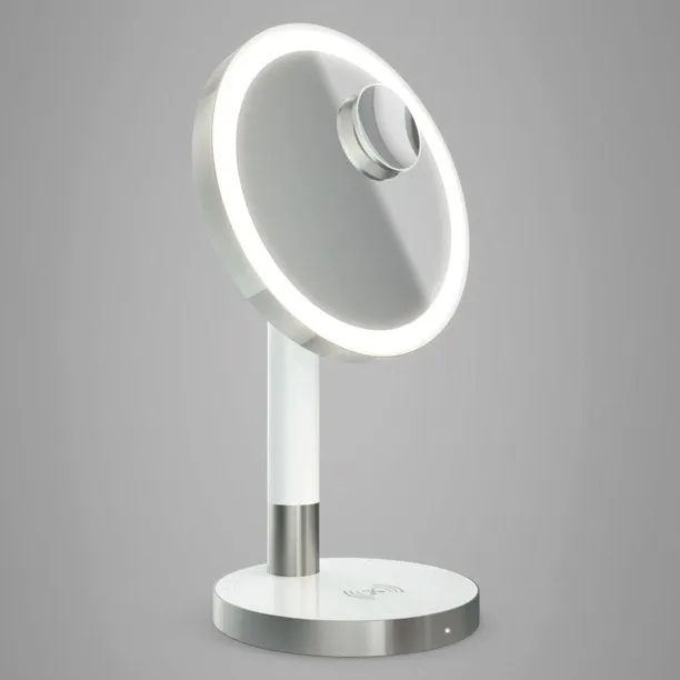 atomi smart 990006201 9'' LED Vanity Mirror with Qi Wireless Charging