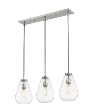 Ayra Three Light Linear Chandelier