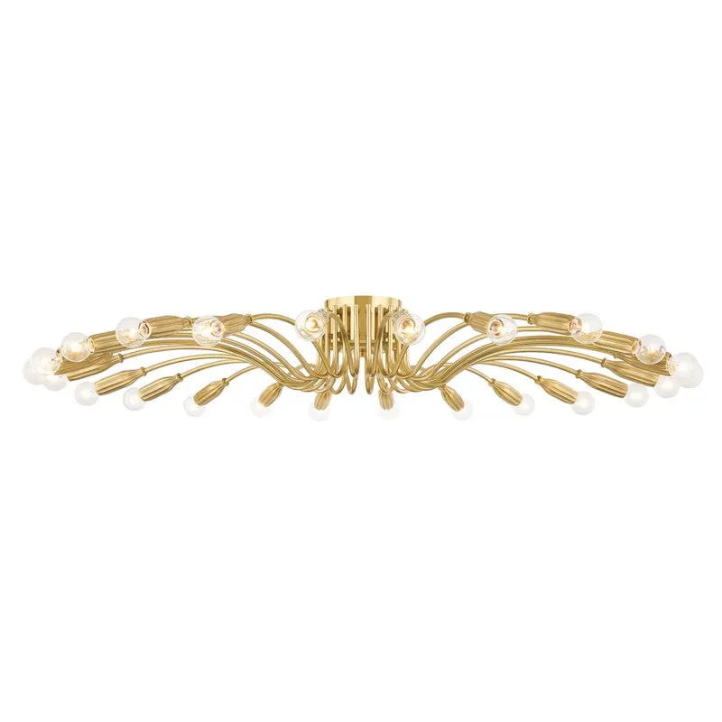 Barney 24 Light Semi Flush Mount