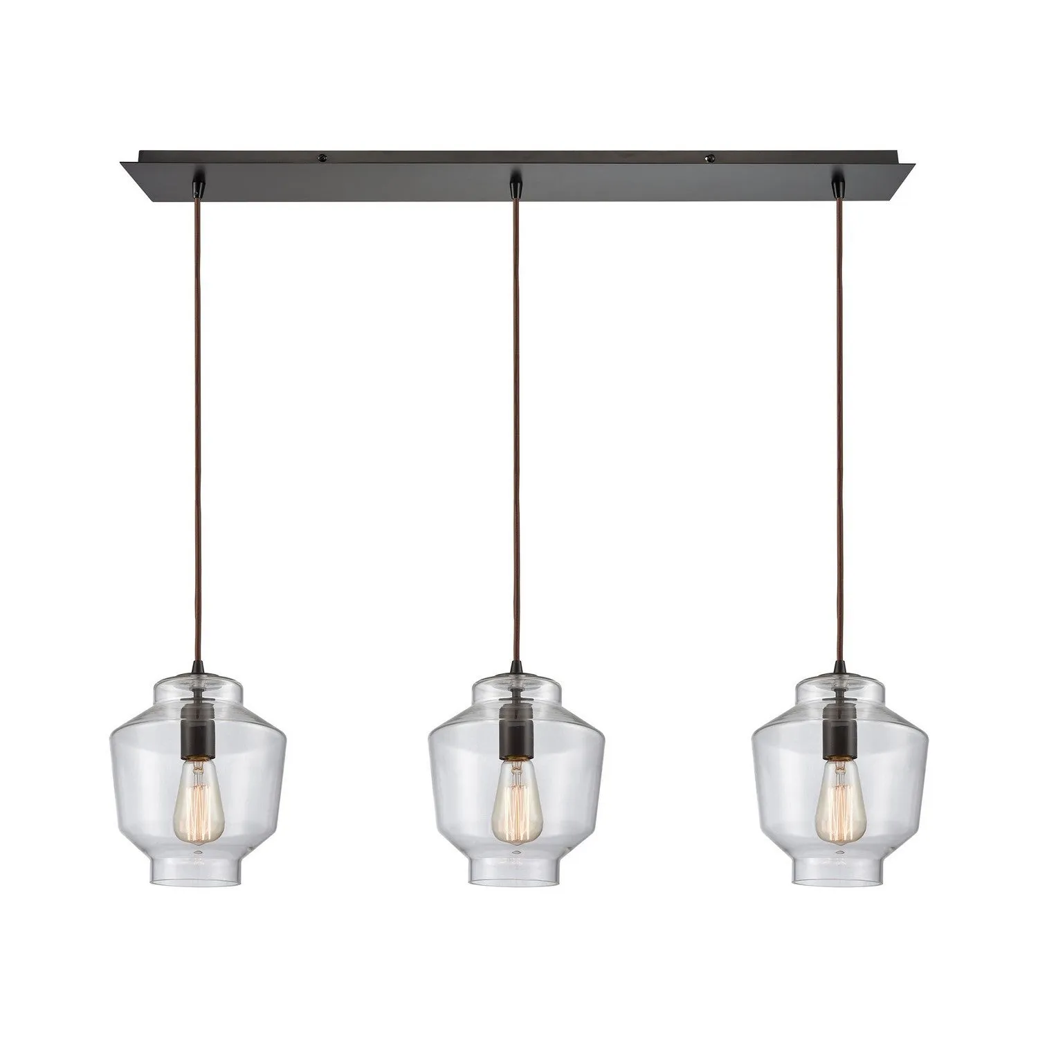 Barrel Three Light Pendant