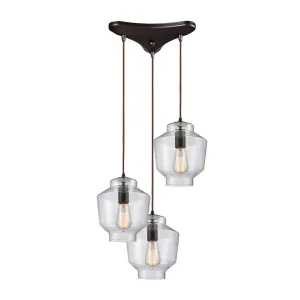 Barrel Three Light Pendant