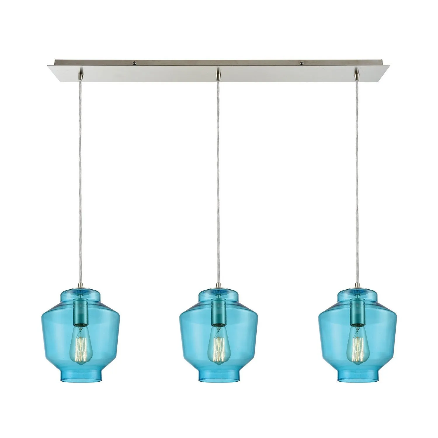 Barrel Three Light Pendant