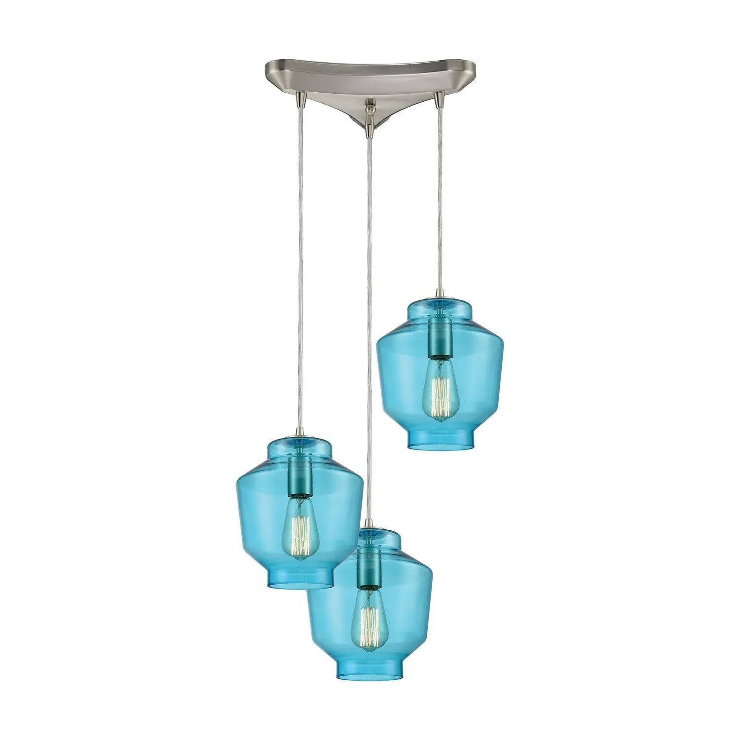 Barrel Three Light Pendant