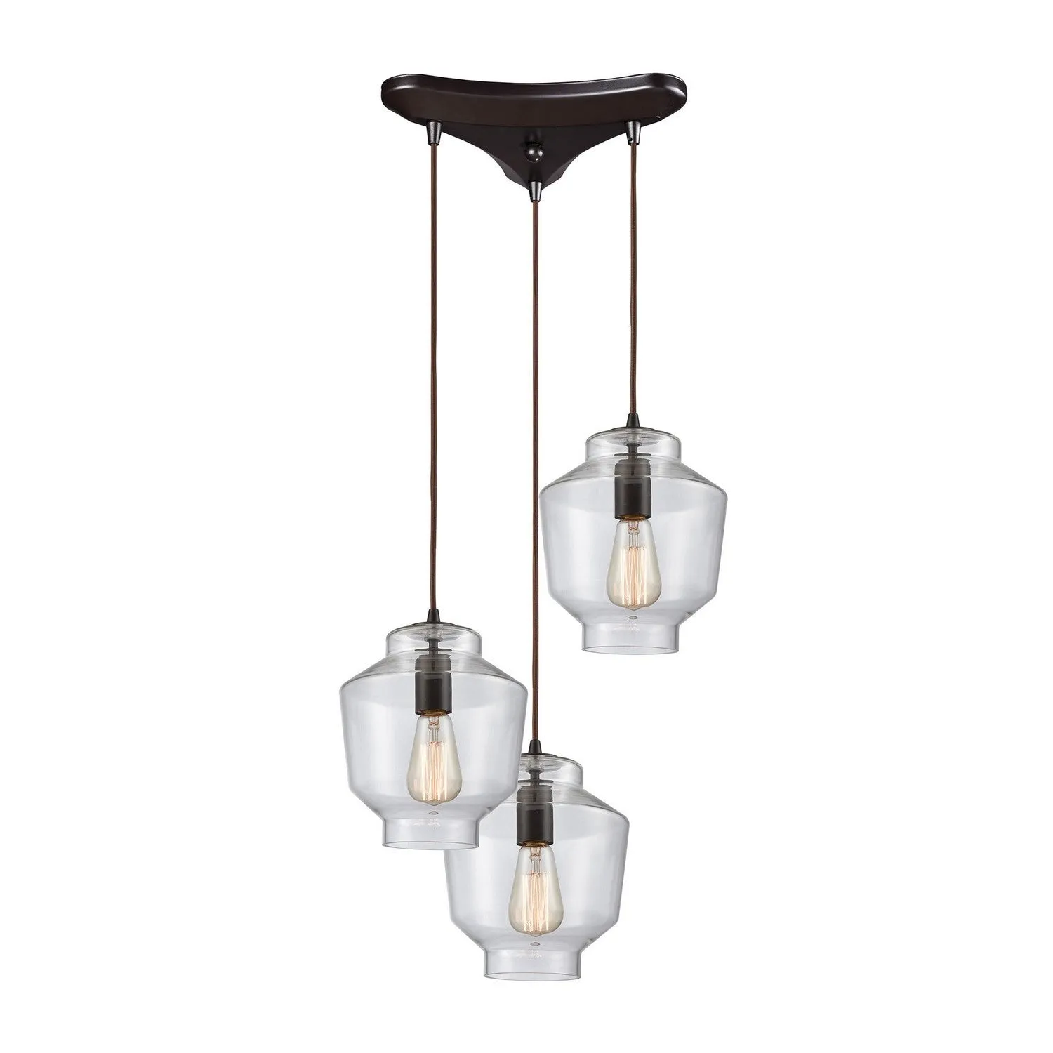 Barrel Three Light Pendant