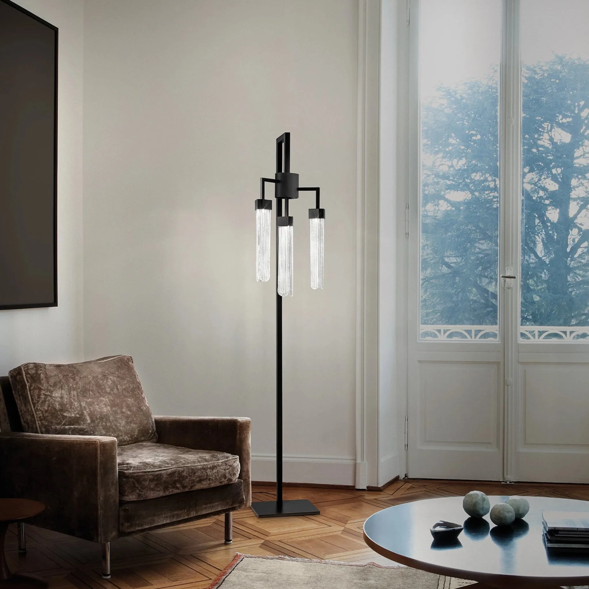 Beautiful Mid Century Gothic Style Floor Lamp