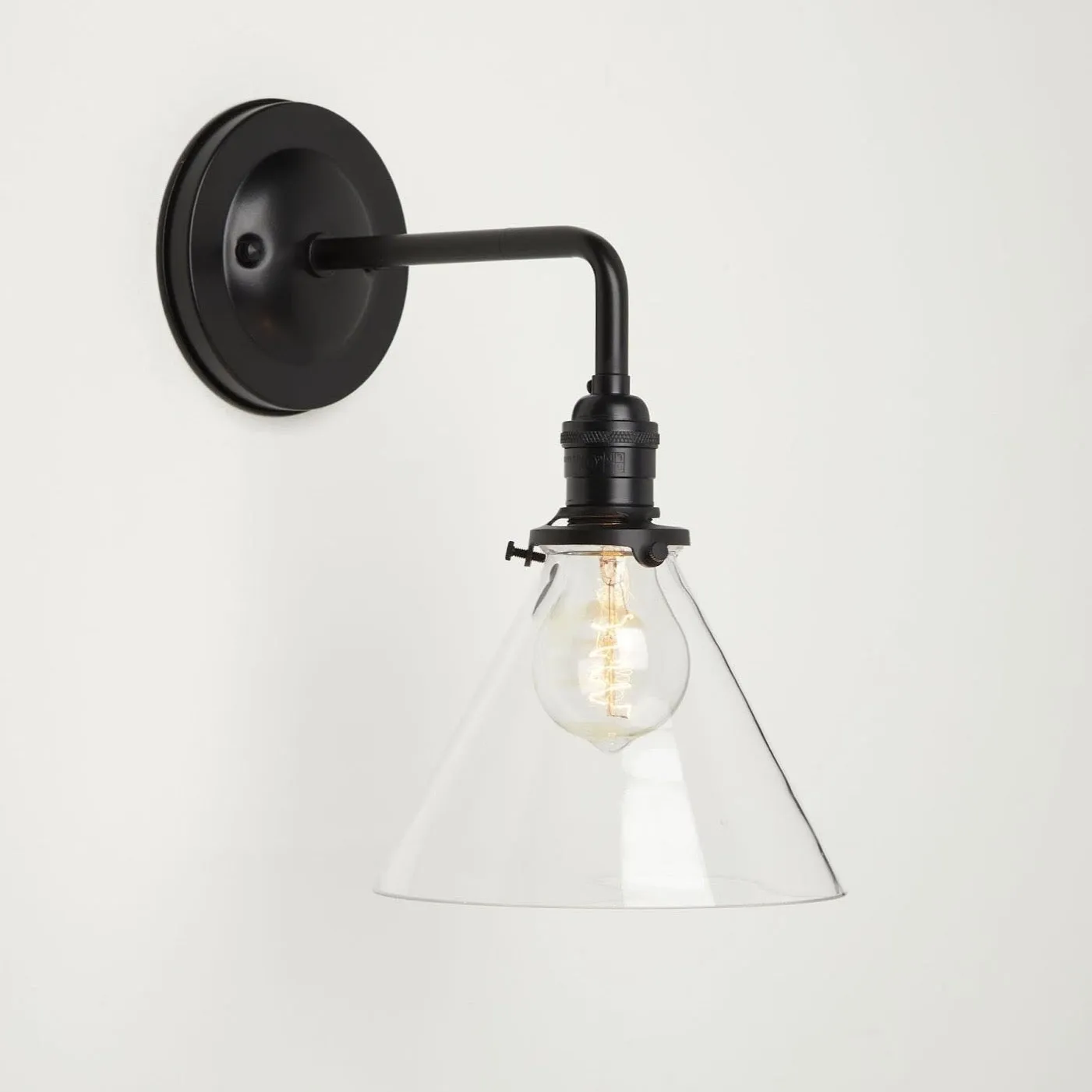 Beck (Clear) | Elbow Sconce