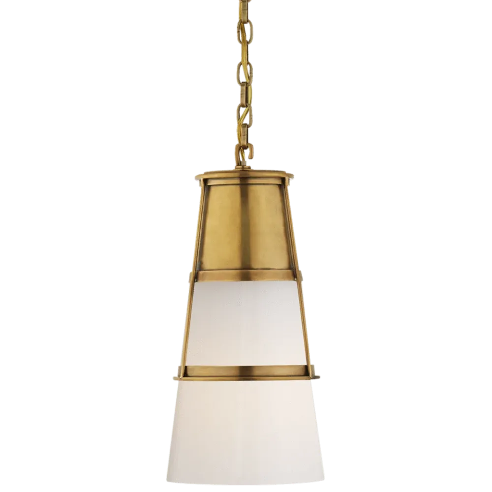 Blaese Pendant in Hand-Rubbed Antique Brass