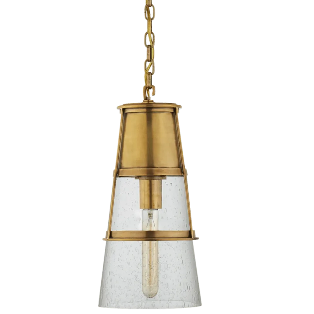 Blaese Pendant in Hand-Rubbed Antique Brass