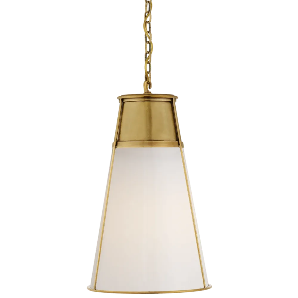 Blaese Pendant in Hand-Rubbed Antique Brass