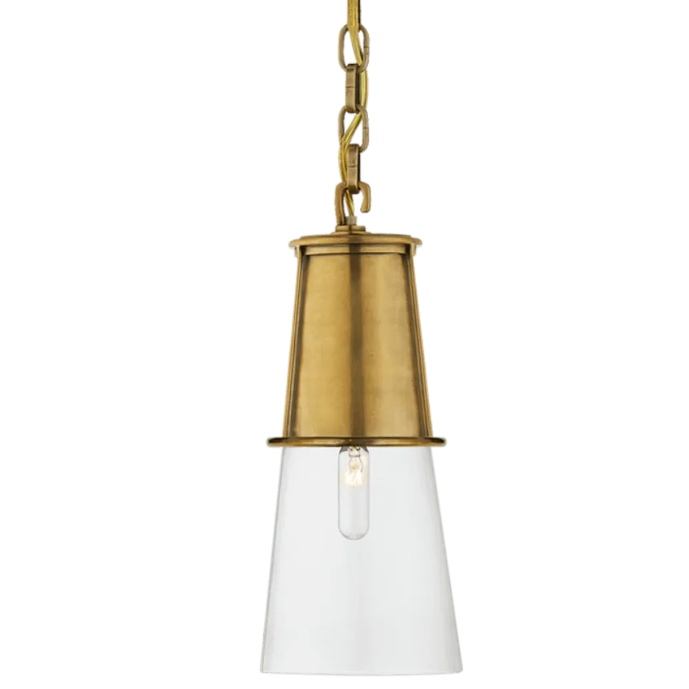 Blaese Pendant in Hand-Rubbed Antique Brass