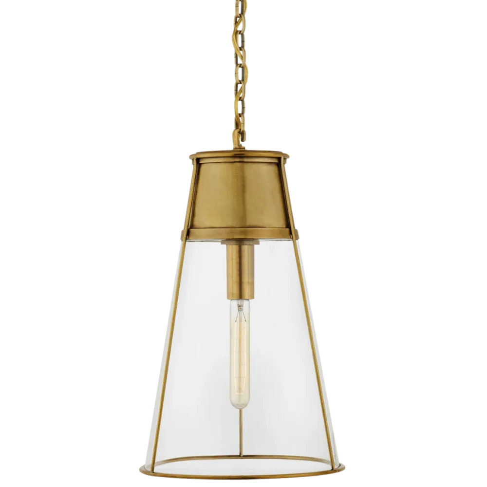 Blaese Pendant in Hand-Rubbed Antique Brass