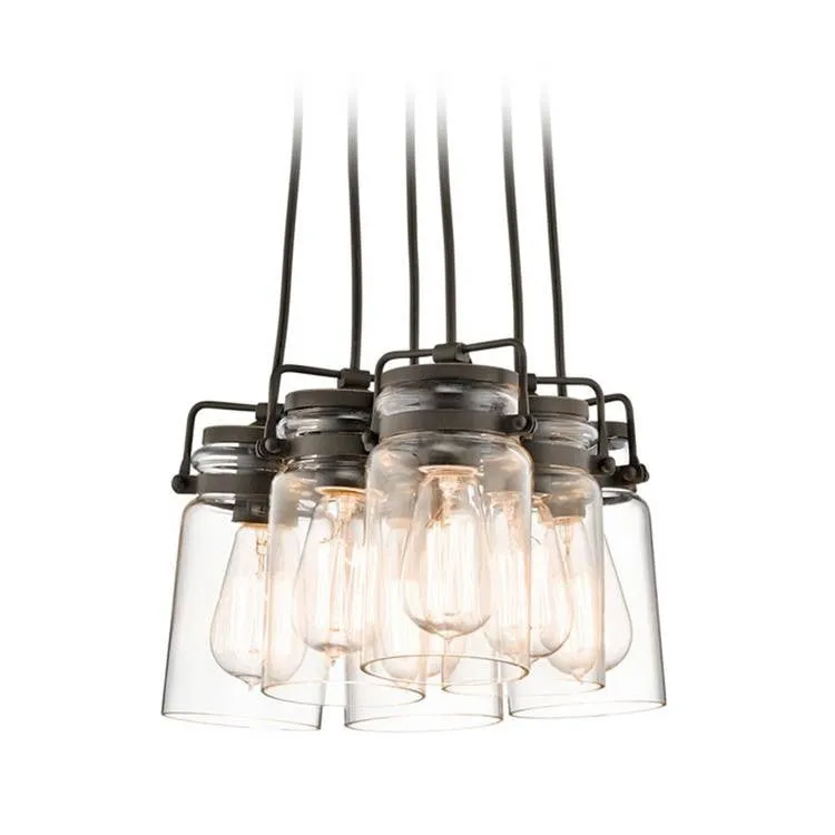 Brinley 6 Light Pendant Cluster