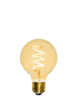 Bulb: LED Amber - 3" Globe
