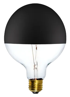 Bulb: LED Black Dipped 5" Globe