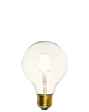 Bulb: LED - Clear 3" Globe 2700K