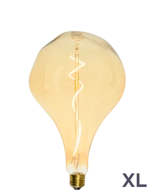 Bulb: LED XL Amber Uneven Organic Pear