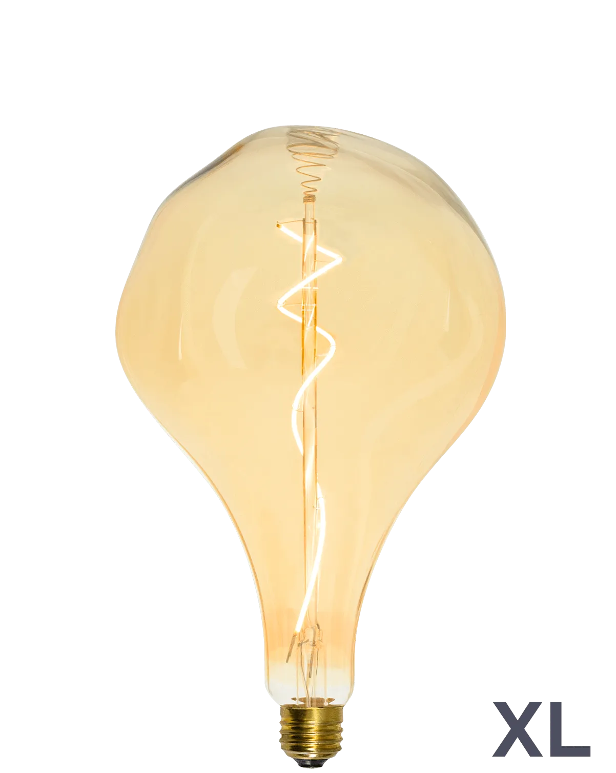 Bulb: LED XL Amber Uneven Organic Pear