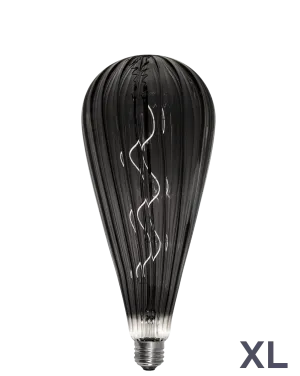 Bulb: LED XL Smoke Lined Teardrop