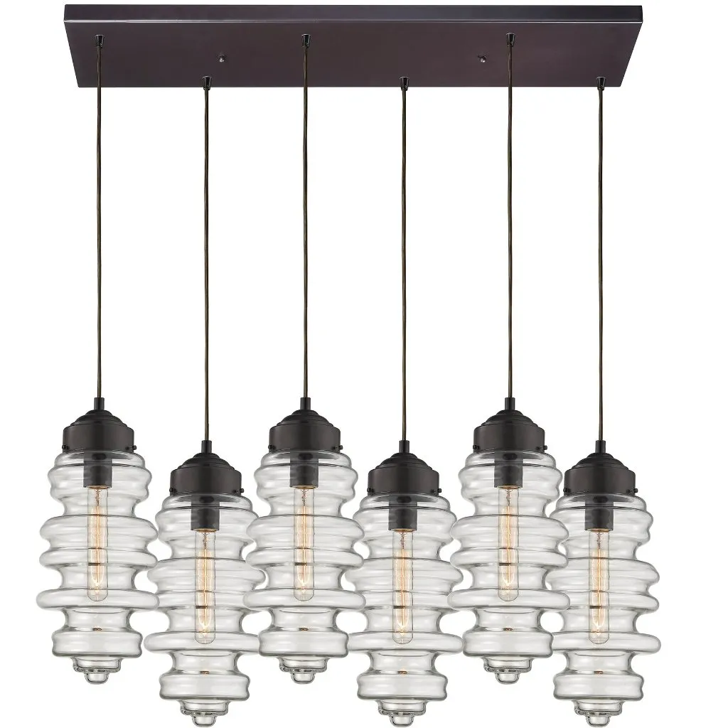 Cipher Multi-Light Linear Chandelier