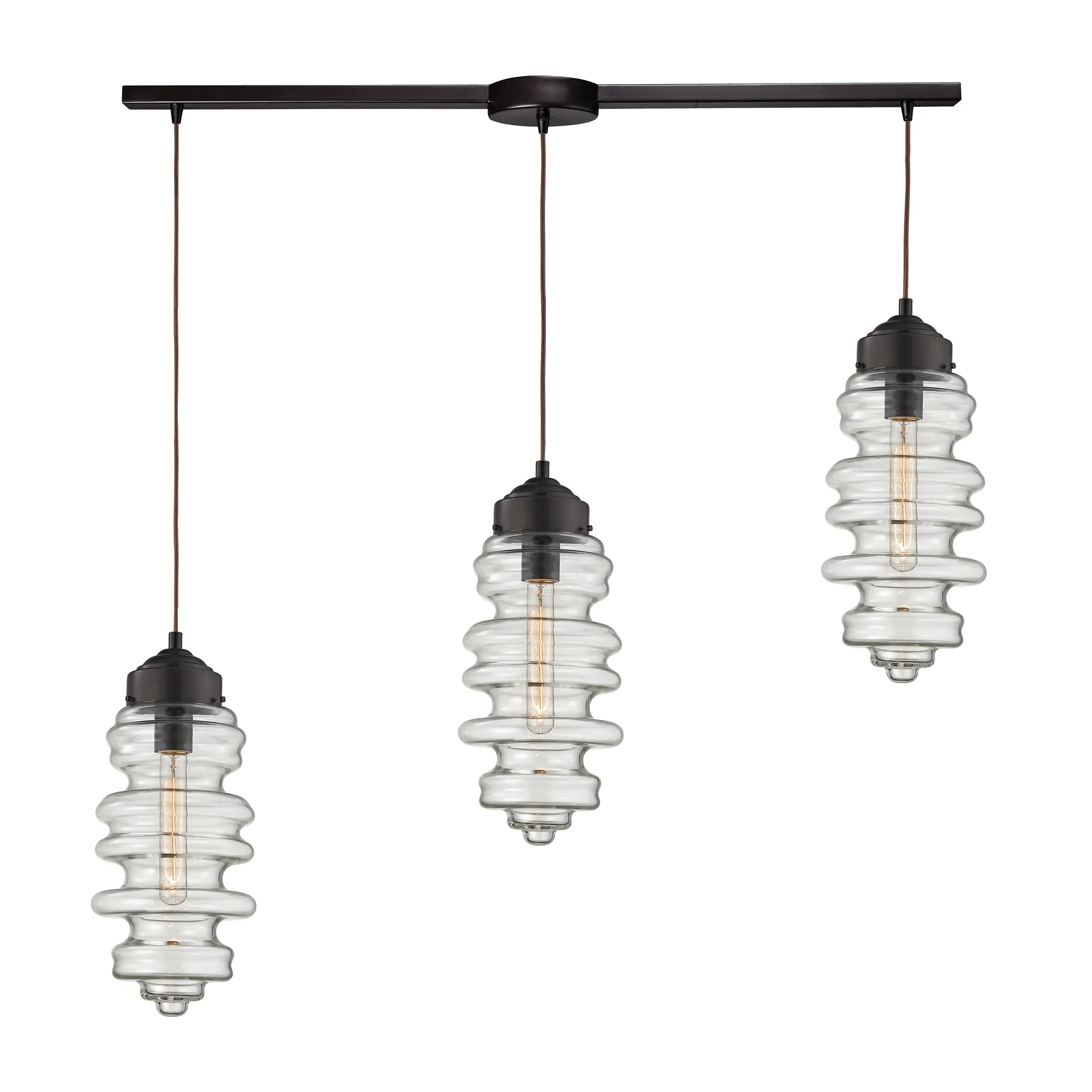 Cipher Multi-Light Linear Chandelier