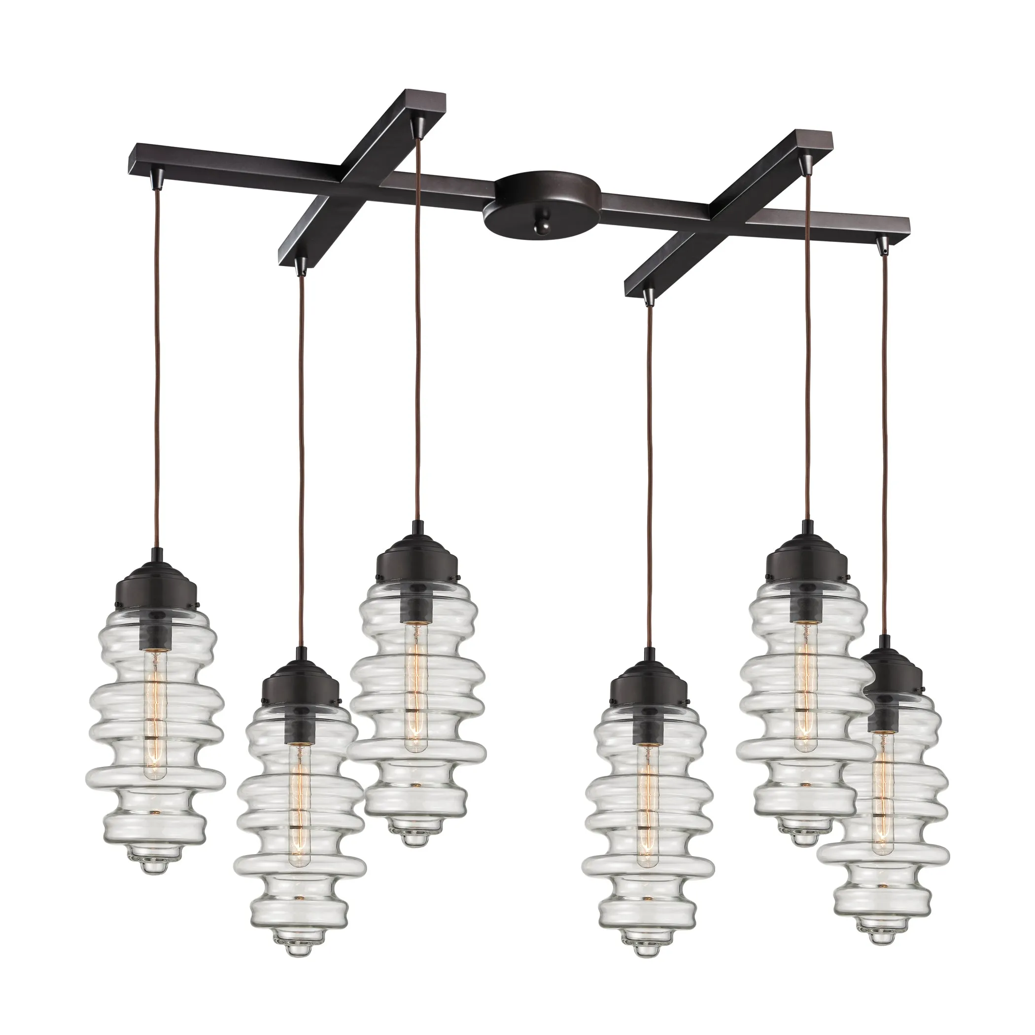 Cipher Multi-Light Linear Chandelier
