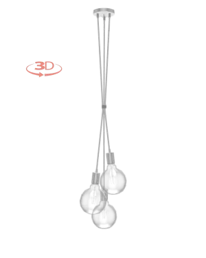 Cluster Chandelier - Grape: Design Your Own 3 Pendant