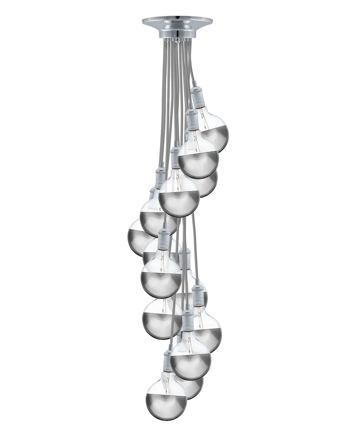 Cluster Chandelier - Staggered: Design Your Own 14 Pendant