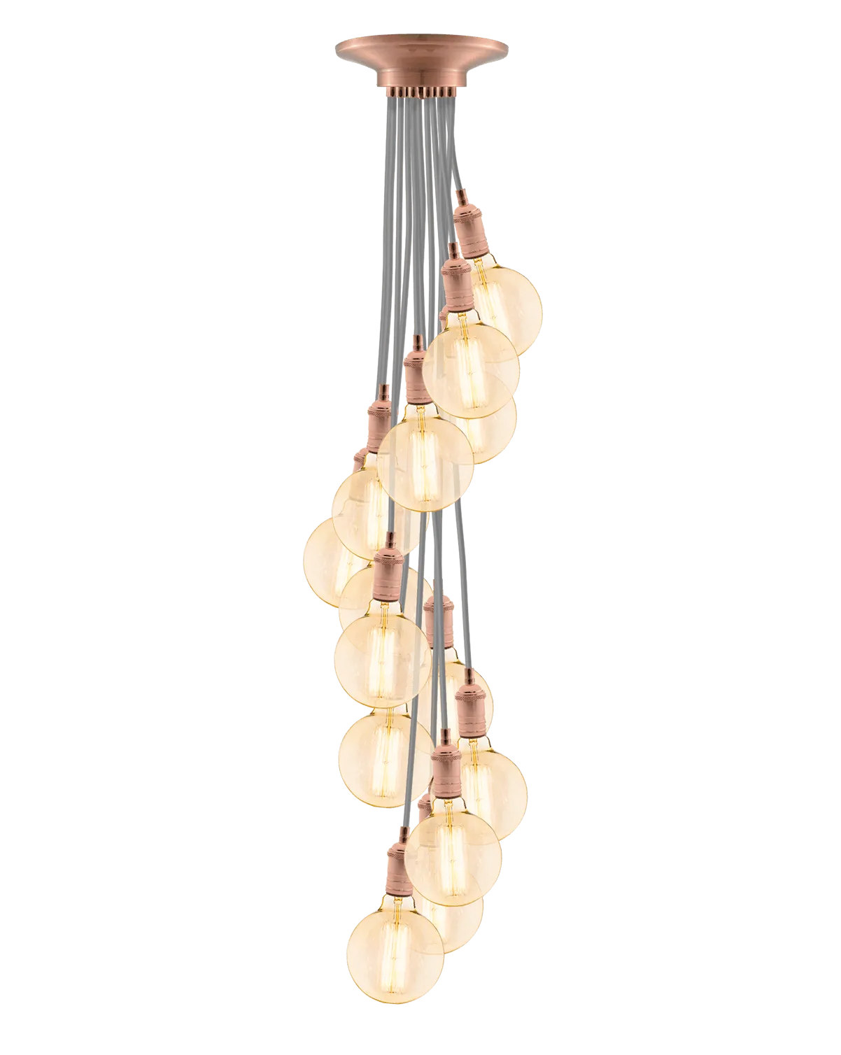 Cluster Chandelier - Staggered: Design Your Own 14 Pendant