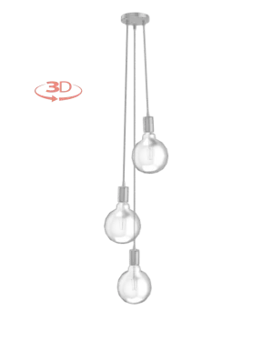 Cluster Chandelier - Staggered: Design Your Own 3 Pendant