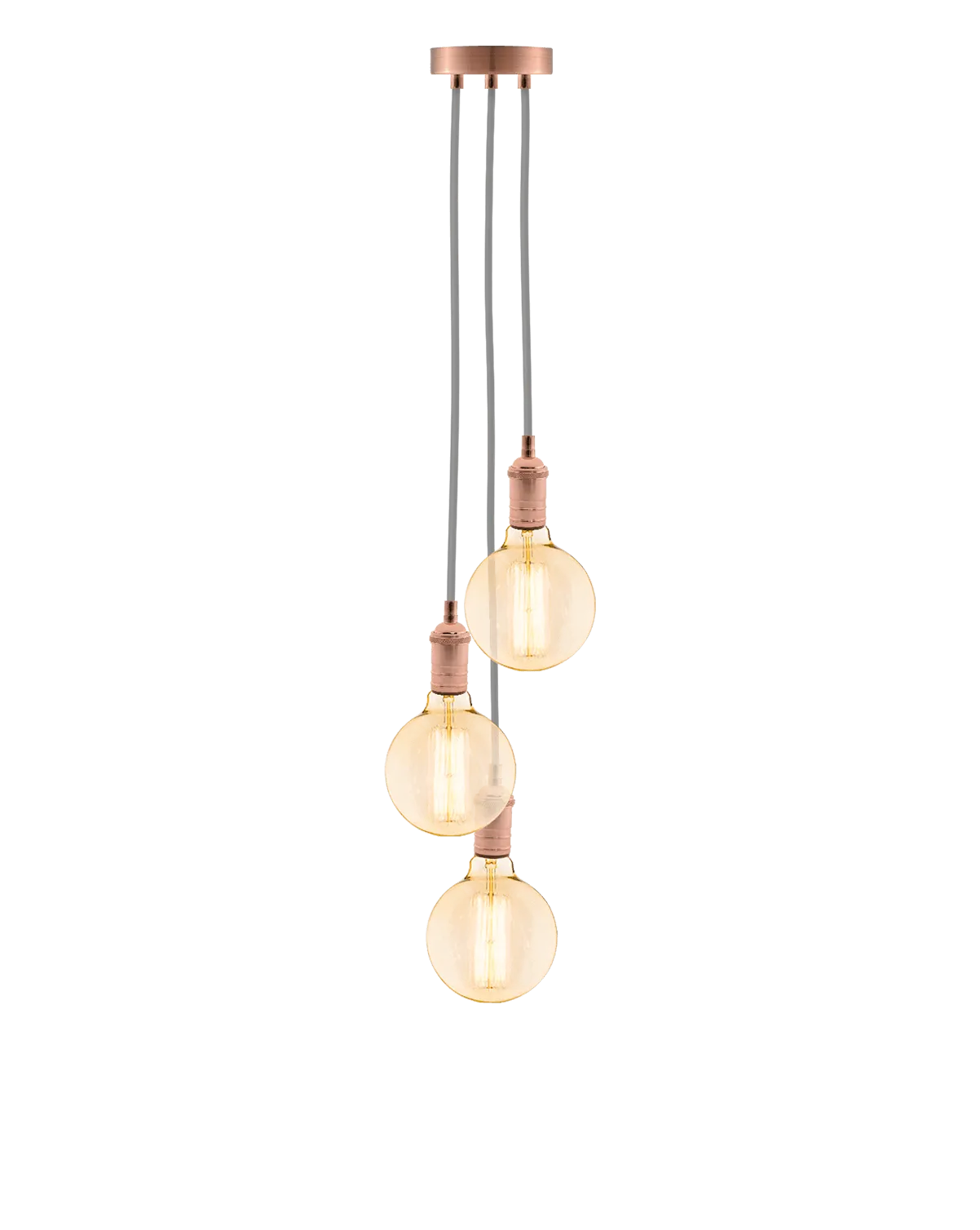 Cluster Chandelier - Staggered: Design Your Own 3 Pendant