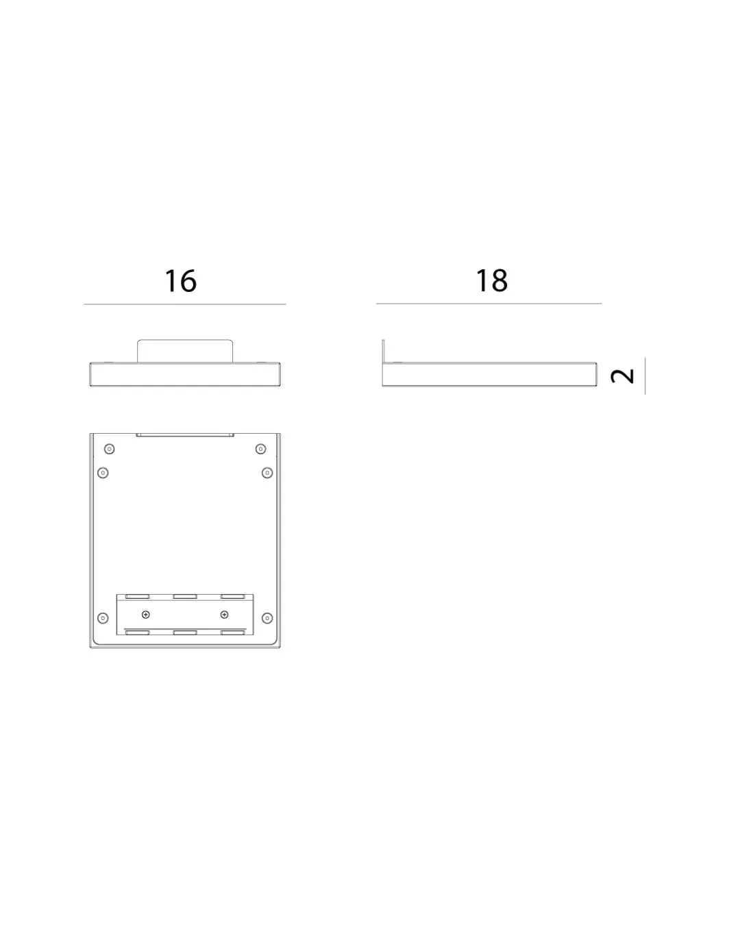 Contemporary LED Ledge Wall Light | Assorted Finish