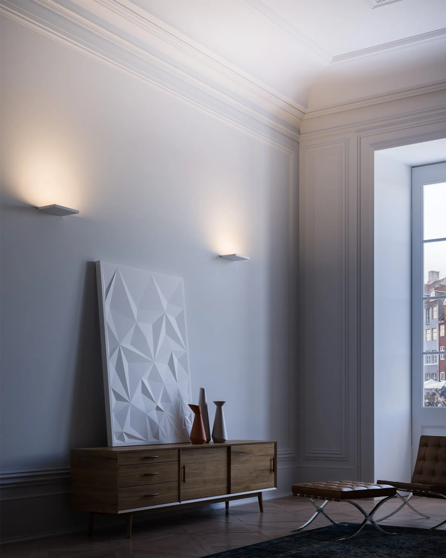 Contemporary LED Ledge Wall Light | Assorted Finish