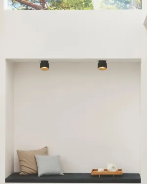 Contemporary Tilted Hinge Ceiling Light