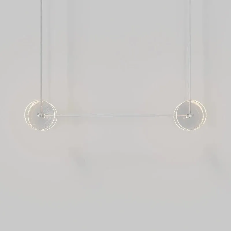 Coral Duo Linear Pendant
