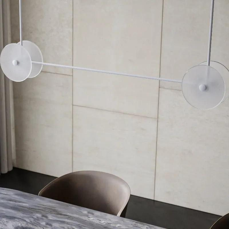 Coral Duo Linear Pendant
